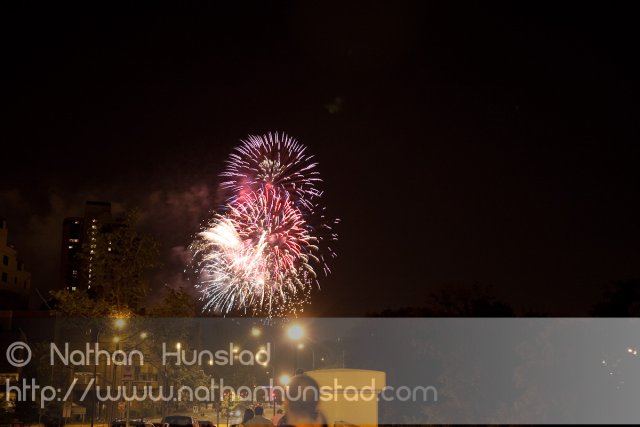 Minneapolis fireworks on 4 July 2010